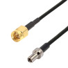 Pigtail TS9 plug / SMA plug RG174 20cm