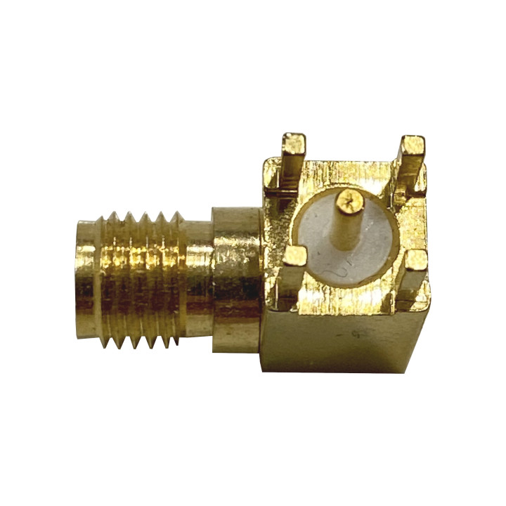 SMA-RP socket for PCB - ANGLED
