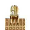 SMA-RP socket straight FOR PCB EDGE 1,6mm