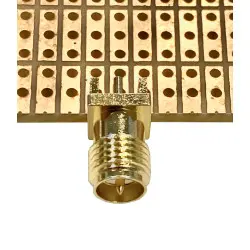 Gniazdo SMA-RP proste NA KRAWĘDŹ PCB 1,6mm