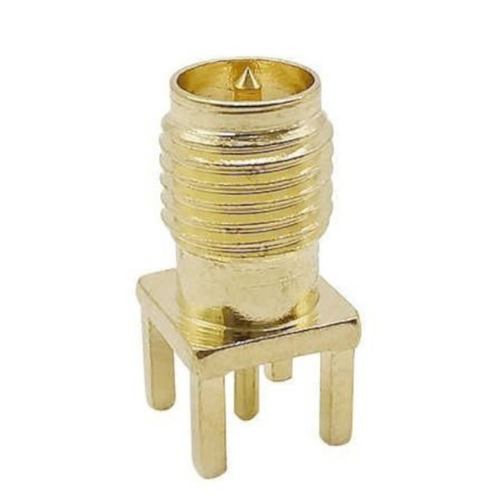 SMA-RP PCB socket - VERTICAL