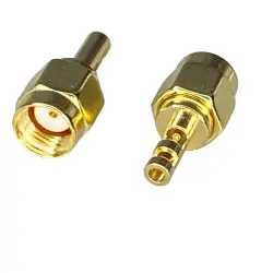 SMA RP plug connector for RF0.81 / RF1.13 cable