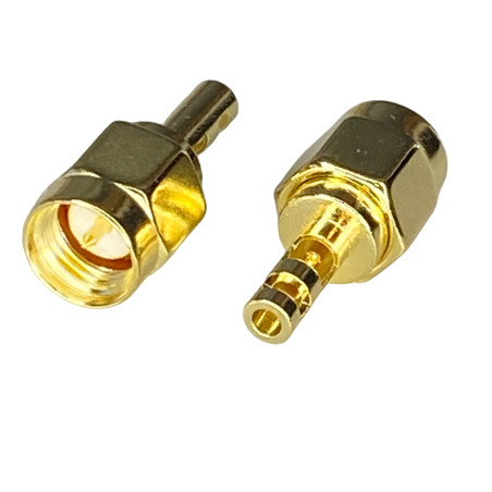 SMA plug connector for RF0.81 / RF1.13 cable