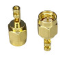 SMA plug connector for RF0.81 / RF1.13 cable