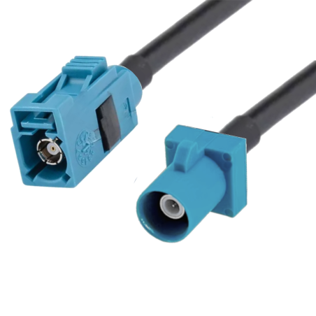 Pigtail FAKRA Z socket-FAKRA Z plug RG58 1m