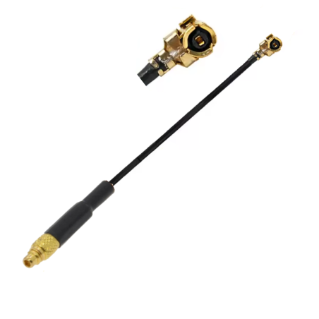 Pigtail uFL IPX - MMCX plug STRAIGHT RF1.37 10cm