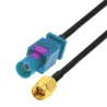 Pigtail FAKRA Z plug / SMA plug RG174 1m