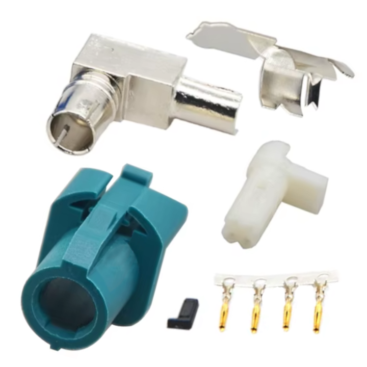 FAKRA HSD gniazdo kątowe 4 pin CODE-Z