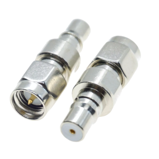 Adapter QMA gniazdo na SMA wtyk  WODOODPORNY 