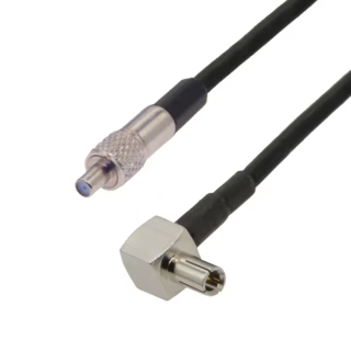 Pigtail TS9 wtyk KĄTOWY / TS9 gniazdo RG174 3m 