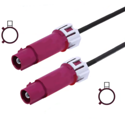 Kabel FAKRA A wtyk wtyk WATERPROOF RG174 1m