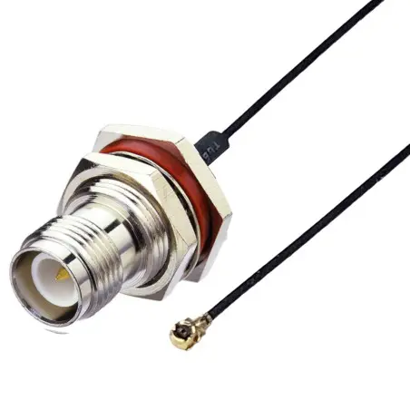 Pigtail UFL wtyk żeński TNC RP gniazdo 90cm