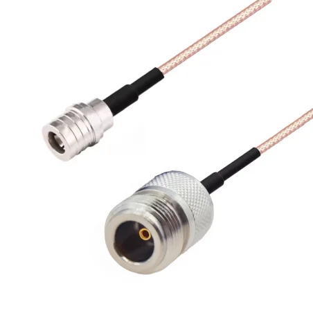 Pigtail QMA wtyk PROSTY / N gniazdo RG316 2m