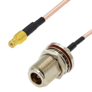 Pigtail MCX wtyk PROSTY- N gniazdo BH RG316 25cm 