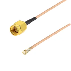 Pigtail uFL wtyk żeński SMA wtyk PROSTY RG178 10cm