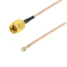 Pigtail uFL wtyk żeński SMA wtyk PROSTY RG178 40cm