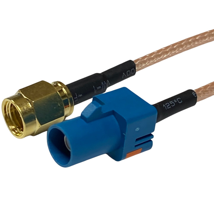 Pigtail FAKRA Z wtyk / SMA wtyk RG316 50cm 