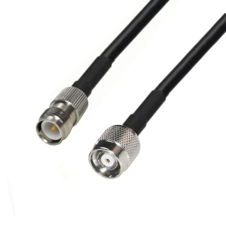 Kabel antenowy TNC RP gniazdo-TNC RP wtyk RG58 4m