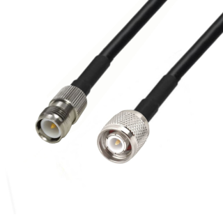 Kabel antenowy TNC wtyk / TNC RP gniazdo RG58 15m