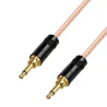 Pigtail JACK 3.5 wtyk / JACK 3.5 wtyk RG316 2m