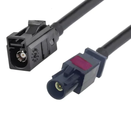 Pigtail FAKRA A gniazdo-FAKRA A wtyk RG58 9m