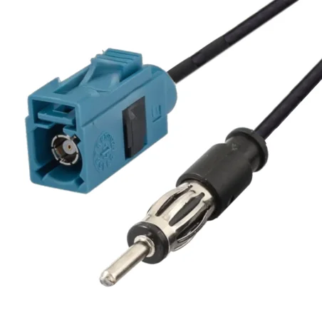 Kabel antenowy DIN wtyk-FAKRA Z gniazdo RG174 1m