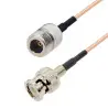 Pigtail BNC plug / N socket RG316 50cm