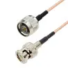 Pigtail BNC plug / N plug RG316 1m