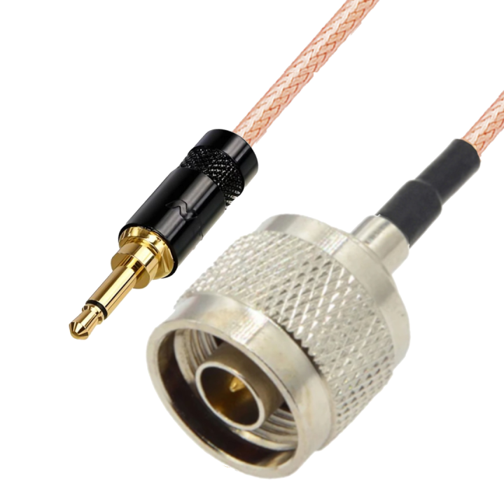 Pigtail JACK 3.5 wtyk / N wtyk RG316 20cm