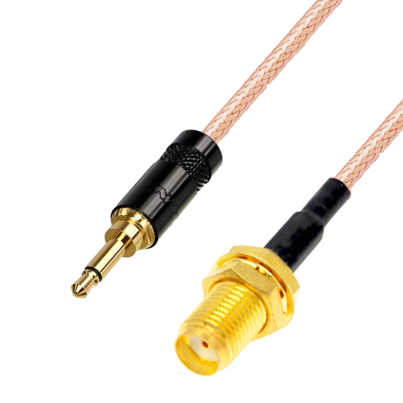 Pigtail JACK 3.5 wtyk / SMA gniazdo RG316 20cm