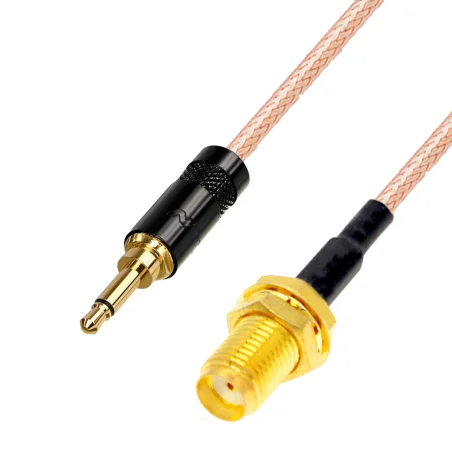 Pigtail JACK 3.5 wtyk / SMA gniazdo RG316 20cm