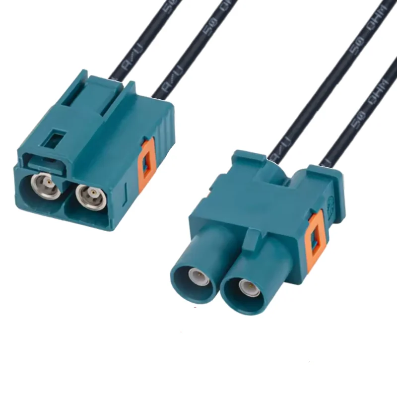 Pigtail FAKRA Z gn. TWIX FAKRA Z wt. TWIX 1m