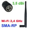 WiFi antenna 2.4GHz 3.5dBi Omnidirectional SMA-RP