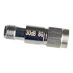 Attenuator 30dB DC - 8GHz COAXIAL SMA plug SMA gn V2