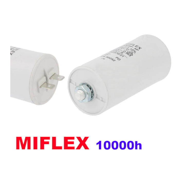 Kondensator silnikowy MIFLEX 45uF 450Vac POLSKI