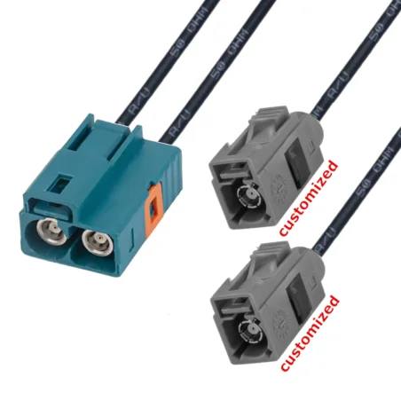 Pigtail FAKRA Zf TWIX 2* FAKRA f.CUSTOMIZED 3m v1