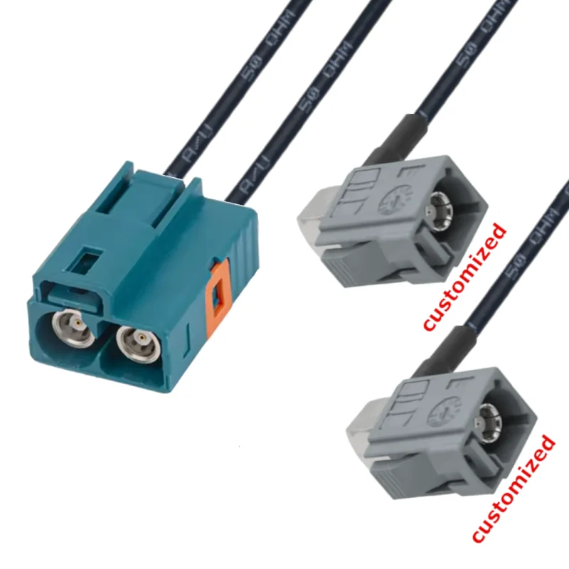 Pigtail FAKRA Zf TWIX 2* FAKRA f.CUSTOMIZED 5m v3