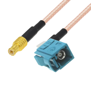Pigtail MCX wtyk prosty -FAKRA gniazdo RA RG316 3m