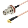 Pigtail MMCX wtyk RA- TNC RP gniazdo BH RG316 20cm
