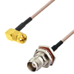 Pigtail SMA wtyk RA / TNC gniazdo RG316 1m