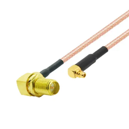 Pigtail MMCX wtyk RA-SMA RP gniazdo RA RG316 12M