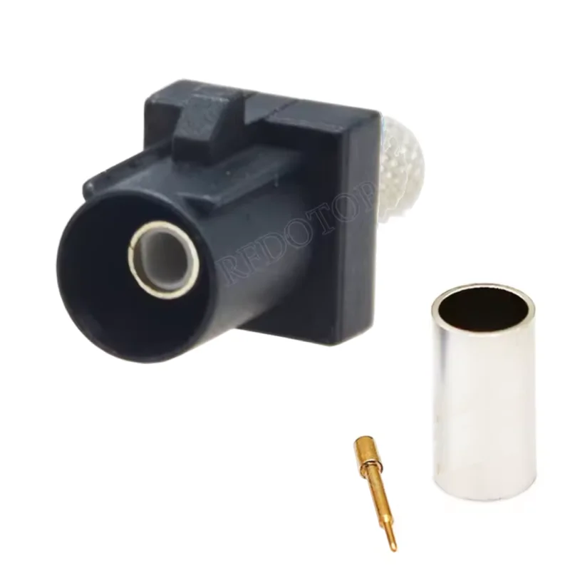 FAKRA wtyk na kabel RG58 CODE-A krótki prosty 