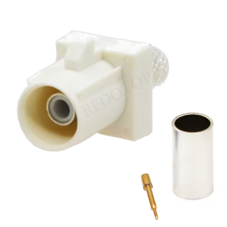 FAKRA wtyk na kabel RG58 CODE-B krótki prosty 