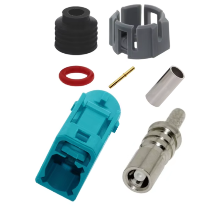 FAKRA gniazdo RG58 CODE-Z proste wodoodporne