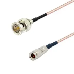 Kabel BNC wtyk - DIN 1.0/2.3 75ohm RG179 6m