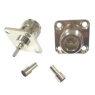 Gniazdo N do obudowy CHASSIS RG174