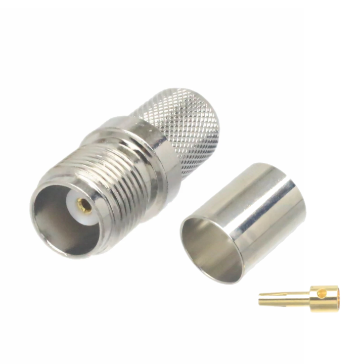 Złącze gniazdo TNC na kabel LMR300 zaciskane