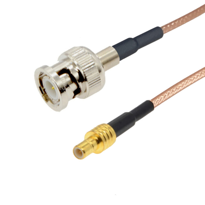 Pigtail BNC wtyk / SMB wtyk RG316 5m