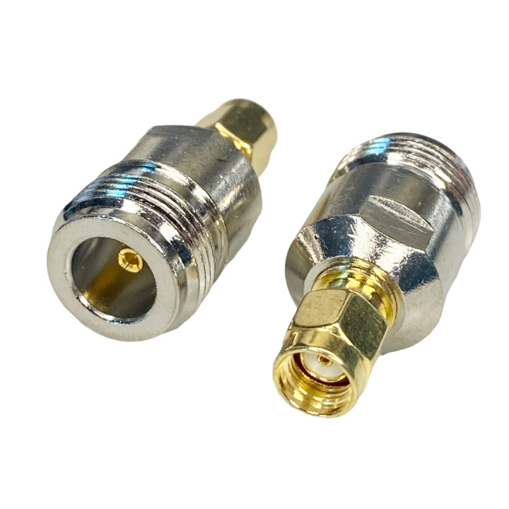 Adapter N gniazdo / SMA-RP wtyk (REVERSE PIN)