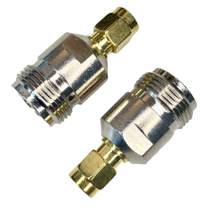 Adapter N gniazdo / SMA-RP wtyk (REVERSE PIN)